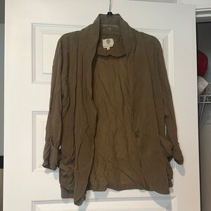Women's Tan Over Shirt
